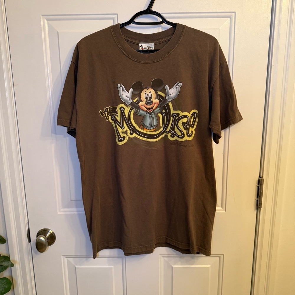 Disney Mickey Mouse Brown Short Sleeve Tee